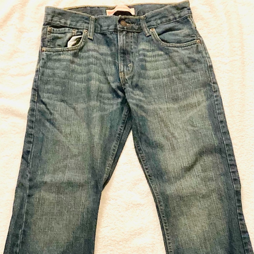 MENS LEVI’S BOOT CUT JEANS